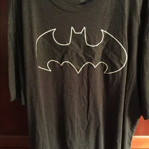 Men’s Big & Tall Batman logo black tee 4xlt